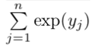 softmax exponentiation
