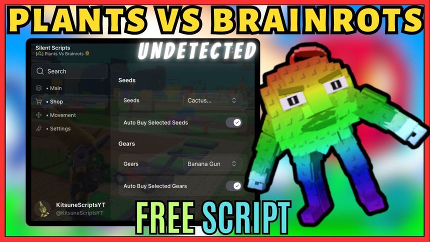 Plants vs Brainrot Script