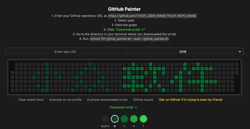 4 款 GitHub 大佬生成器，带真实提交的自定义贡献图 6