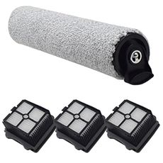 iFloor 3 Brush Roller and HEPA Filter Combo - Replacement for Hardwood Floors, Pet Hair, Quick-Dry, Ultra-Quiet, Easy Install | for Tineco Model: iFloor 3/Breeze/S3