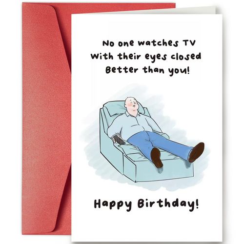 AIQIUQIU Funny Birthday Cards for Men, Joke Birthday Greeting Card Perfect For Him Boy 20th 30th 40th 50th 60th Birthday G...