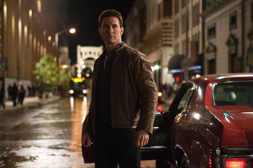 Cena da perseguição de carros no filme Jack Reacher O Último Tiro 2012 com Tom Cruise