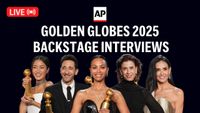 Golden Globes 2025 LIVE: Backstage interviews with winners - YouTube