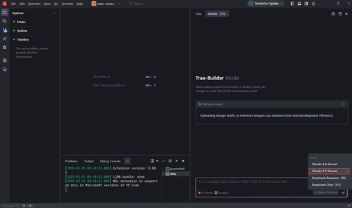 Traeを使用してClaude 3.7を無料で使用