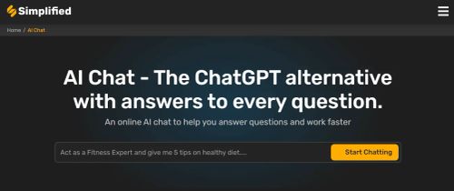 Simplified AI Chat