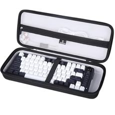 Hard Storage Case for Keychron Gaming Keyboard,Travel Case for K673 PRO/94 K636CLO/K708 Pro/K681 Pro/K552/K552P 87-Key/ 60% 68 Keys Wireless Mechanical Keyboard(Only Box) (Black)