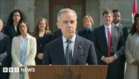 'Negativity won't win' trade war, says new Canadian PM Carney in first speech - live updates - BBC News