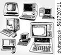 old computer drawing