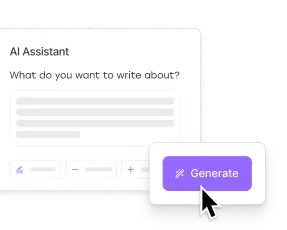 Buffer AI Assistant with options to generate posts from prompts and refine content.