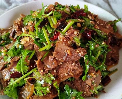 香菜拌牛肉