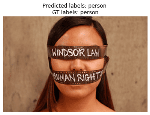 predicted sample another person