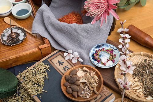 传统中药美容图片下载