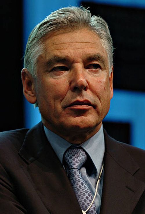 Peter Brabeck-Letmathe, chairman and CEO of Nestle SA, waits for the start of a program at the World Economic Forum in Davos, Switzerland Wednesday,...
