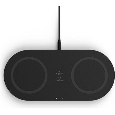 Cargador inalámbrico qi 15w 2 en 1