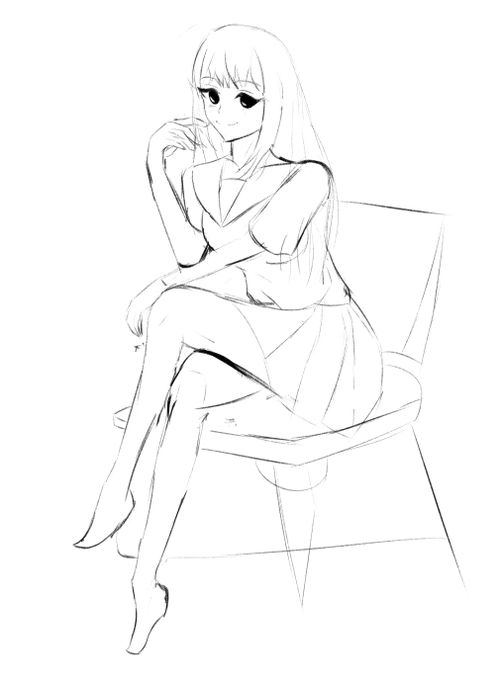 r/learntodraw - Fun drawing I did, took way too long, and anime faces are extremely hard lol