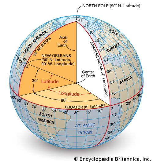 latitude and longitude
