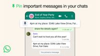 WhatsApp now lets you pin multiple messages in a chat | Technology News - The Indian Express