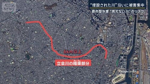 立会川の暗渠部分