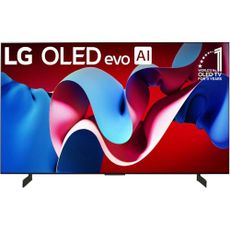 LG 42-Inch Class OLED evo C4 Series Smart TV 4K Processor Flat Screen with Magic Remote AI-Powered with Alexa Built-in (OLED42C4PUA, 2024) (Renewed)