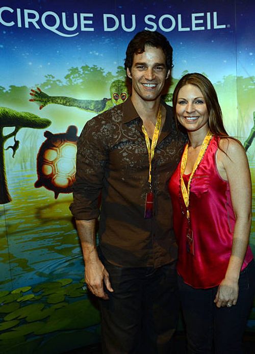 S Rob Marciano and Eryn Marciano attend Cirque du Soleil TOTEM Premiere at Atlantic Station on October 26, 2012 in Atlanta, Georgia.