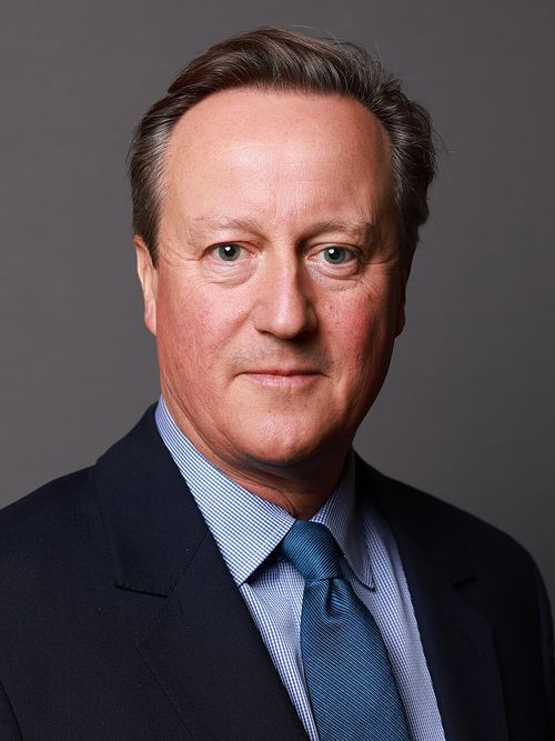 Official portrait of Cameron as Foreign Secretary