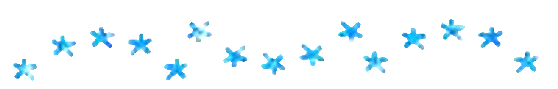 a row of blue stars are lined up in a row on a white background