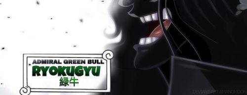 One Piece 905 Admiral Ryokugyu Green Bull Introduc