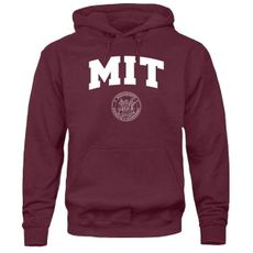 Barnesmith MIT Hooded Sweatshirt, Heritage, Maroon, Medium