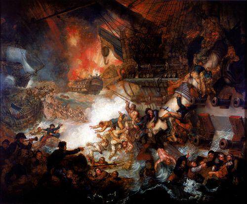 mather brown battle of the nile