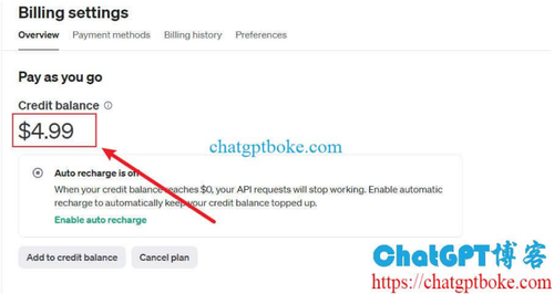 OpenAI API充值：余额代充值，GPT-4.0功能开通，解除速率限制