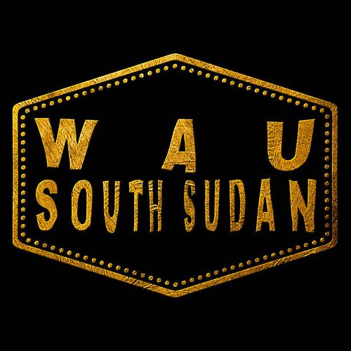 South Sudan Wau Gold Typography Stamp South Sudan Wau Gold Typography Stamp Design wau stock illustrations