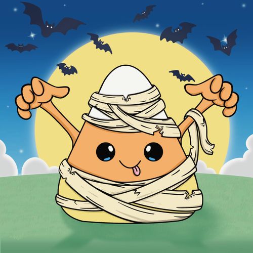 How to Draw: Mummy Candy Corn