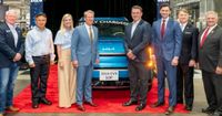 Kia kicks off EV9 production in Georgia, making history as the first EV assembled in the state