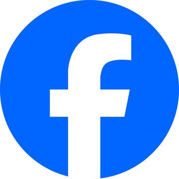 Facebook blue circle logo
