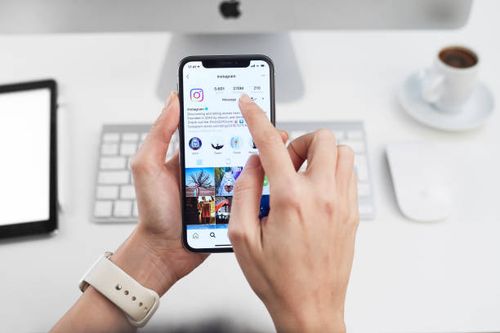 Instagram application on Apple iPhone X Istanbul, Turkey - December 15, 2018: Person holding a brand new Apple iPhone X with Instagram profile on the screen. Instagram is an online mobile social networking service, launched in October 2010. instagram pic stock pictures, royalty-free photos & images