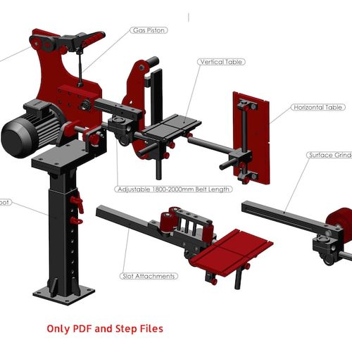 Belt Grinder Plans (Metric)