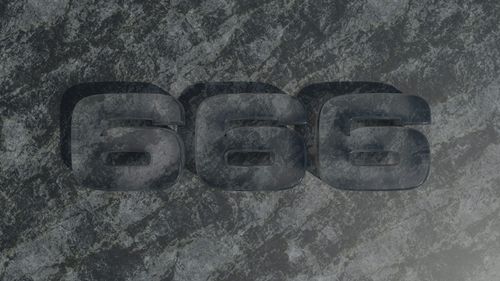 A close up of a stone with the word ega written in it