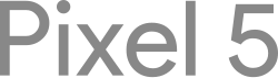 Pixel 5 wordmark