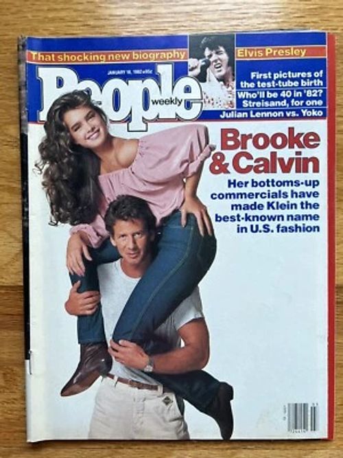 People Magazine January 18, 1982 Brooke Shields Calvin Klein Cover - Image 1 of 4