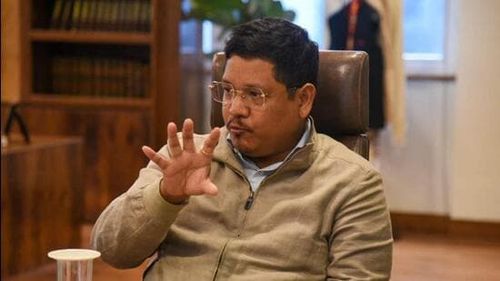 Meghalaya chief minister Conrad K Sangma (HT Photo)