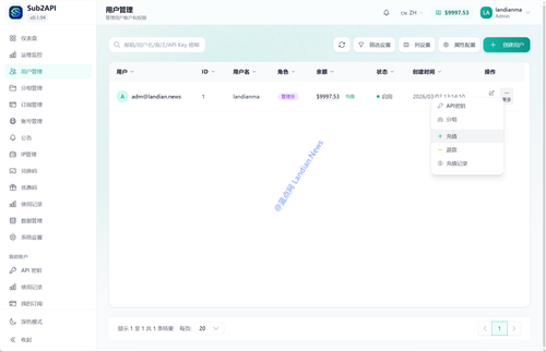 [龙虾教程] 自建Sub2API中转站管理多个AI账号 方便集中管理/好友共享/快速切换