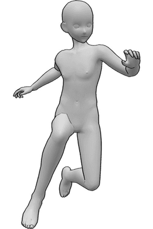 Pose Reference- Anime male poses