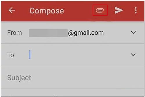 如何通过电子邮件将照片发送到另一部手机