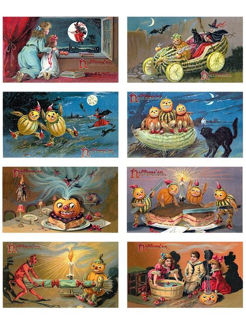 Halloween Ephemera Vintage Printables