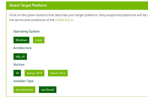 pytorch的CPU版本&GPU版本的环境安装（附带cuda和cudnn）2