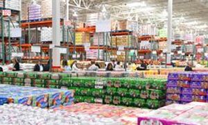 Customers shop at a Costco Business Center.