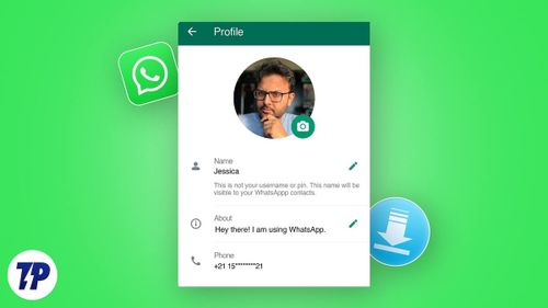 save WhatsApp profile picture