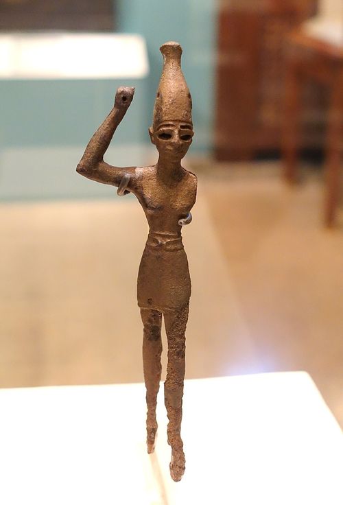 baal god of fertility and storms megiddo strata ix vii late bronze age 1550 1200 bc bronze oriental institute museum university of chicago dsc07738
